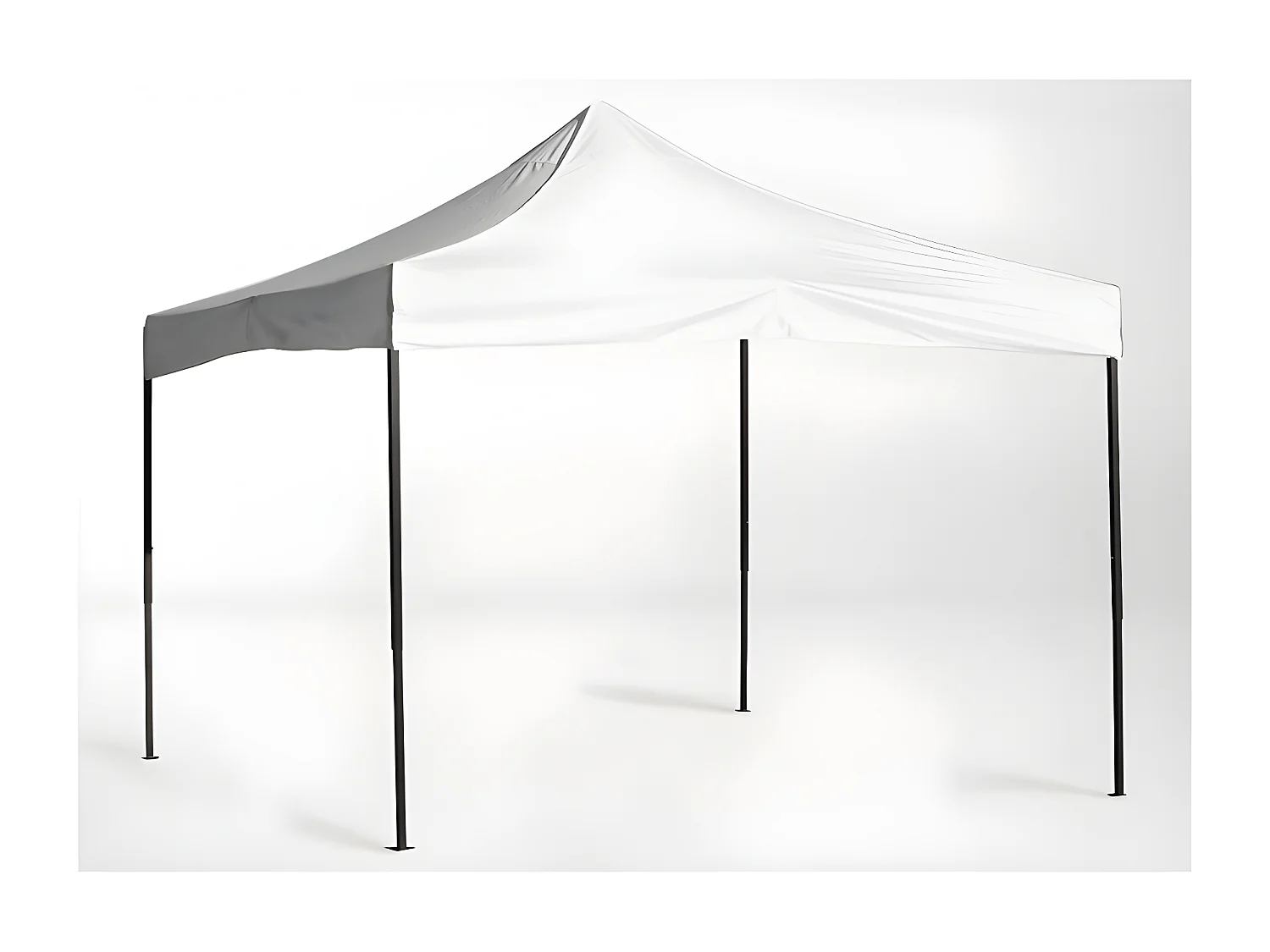 Carpa Plegable 3x3 Basic - Blanco - Impermeable - Cenador ideal para Jardín, Playa, Terrazas - Disponible en varios colores