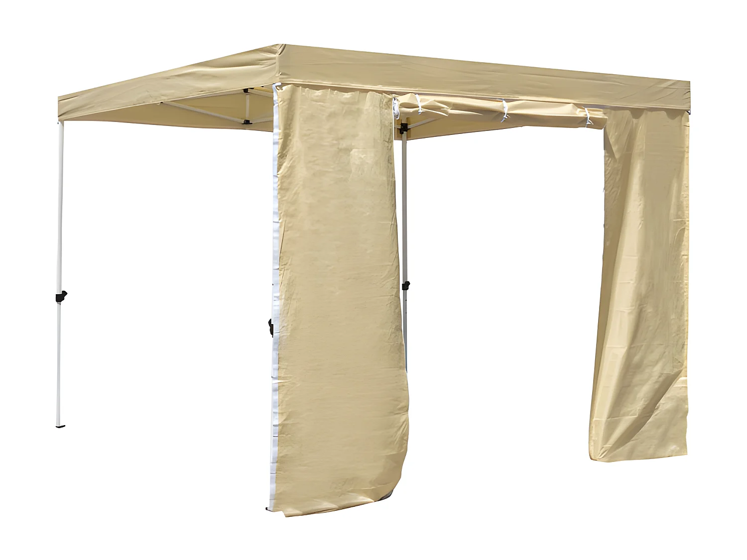 Laterales Individuales Carpas Plegables - Lateral con Puerta 3 Metros Master - Crema