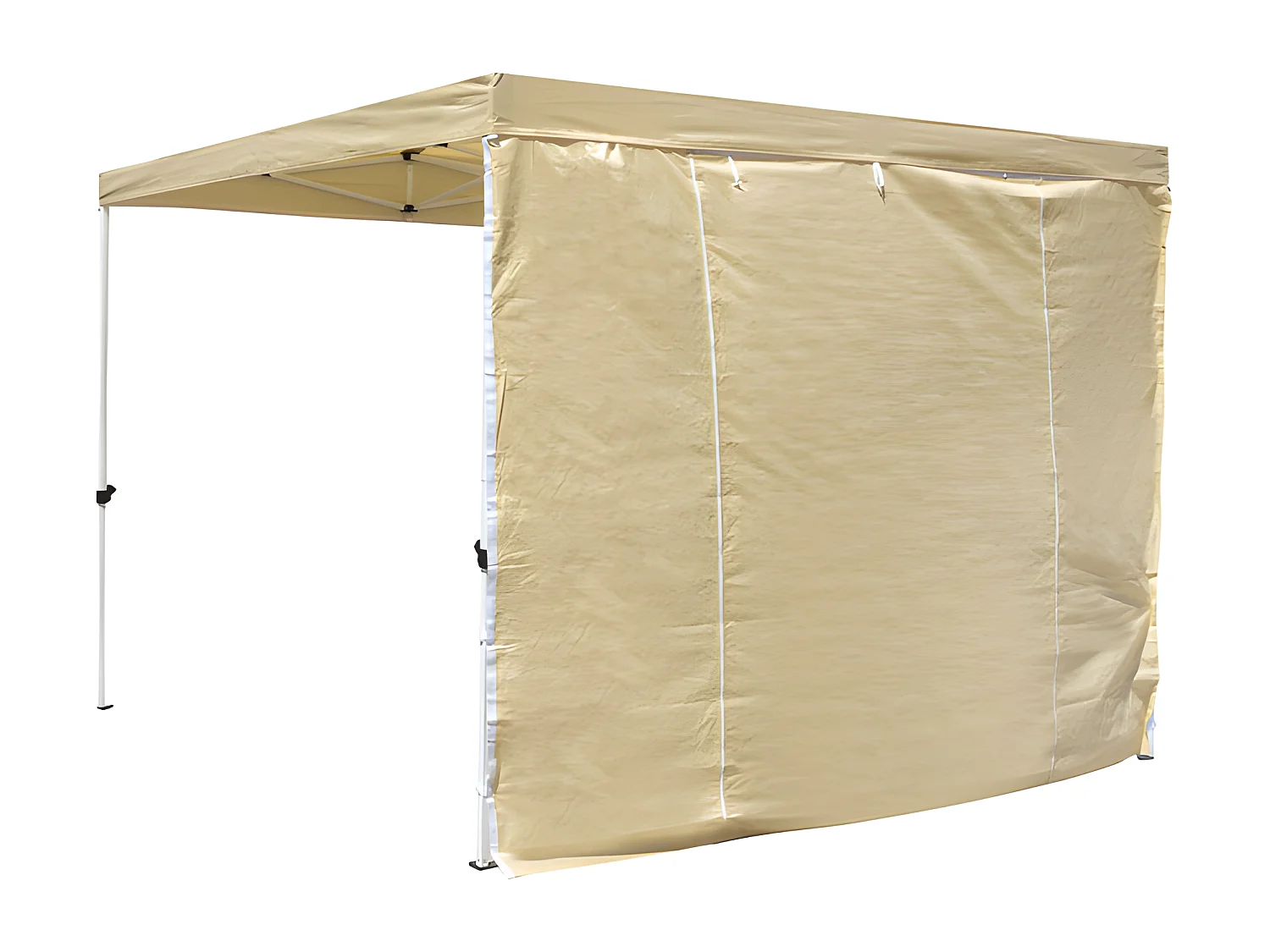 Laterales Individuales Carpas Plegables - Lateral con Puerta 3 Metros Master - Crema