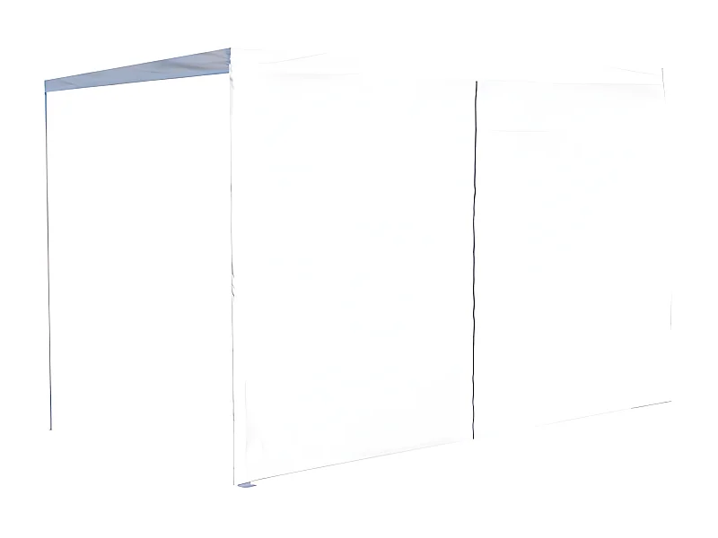 Laterales Individuales Carpas Plegables - Lateral con Puerta 2 Metros Eco - Blanco