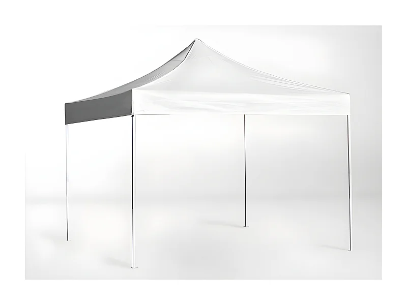 Carpa Plegable 2x2 Eco - Blanco - Impermeable - Cenador ideal para Jardín, Playa, Terrazas - Disponible en varios colores