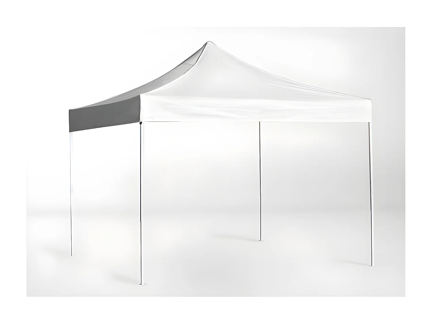 Carpa Plegable 2x2 Eco - Blanco - Impermeable - Cenador ideal para Jardín, Playa, Terrazas - Disponible en varios colores