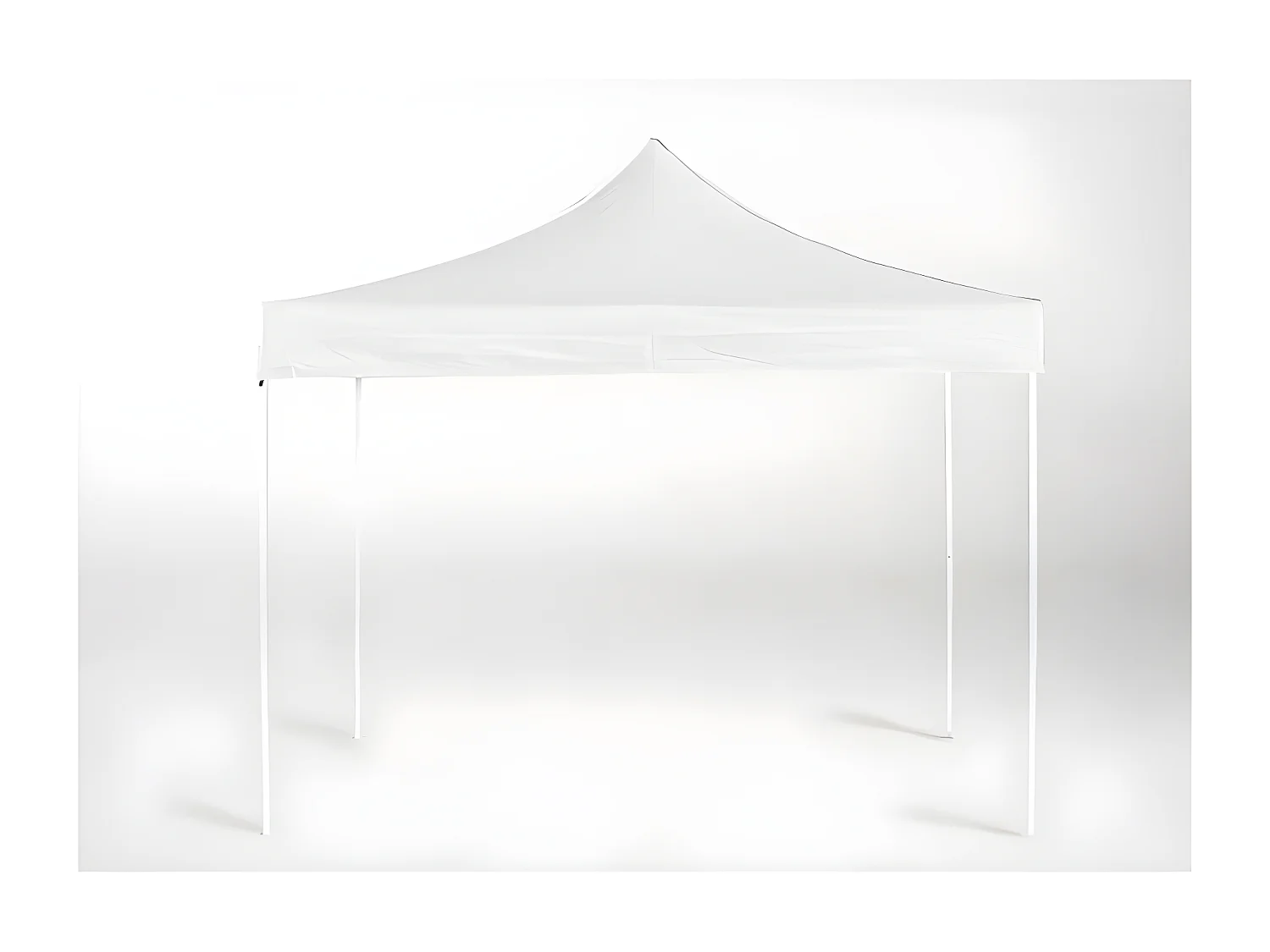 Carpa Plegable 2x2 Eco - Blanco - Impermeable - Cenador ideal para Jardín, Playa, Terrazas - Disponible en varios colores