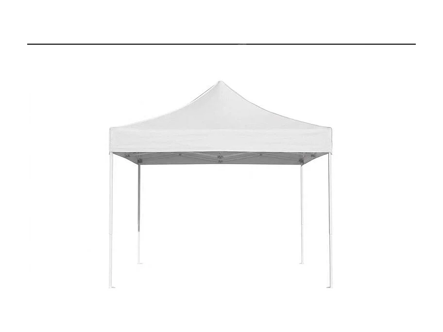 Carpa Plegable 2x2 Eco - Blanco - Impermeable - Cenador ideal para Jardín, Playa, Terrazas - Disponible en varios colores