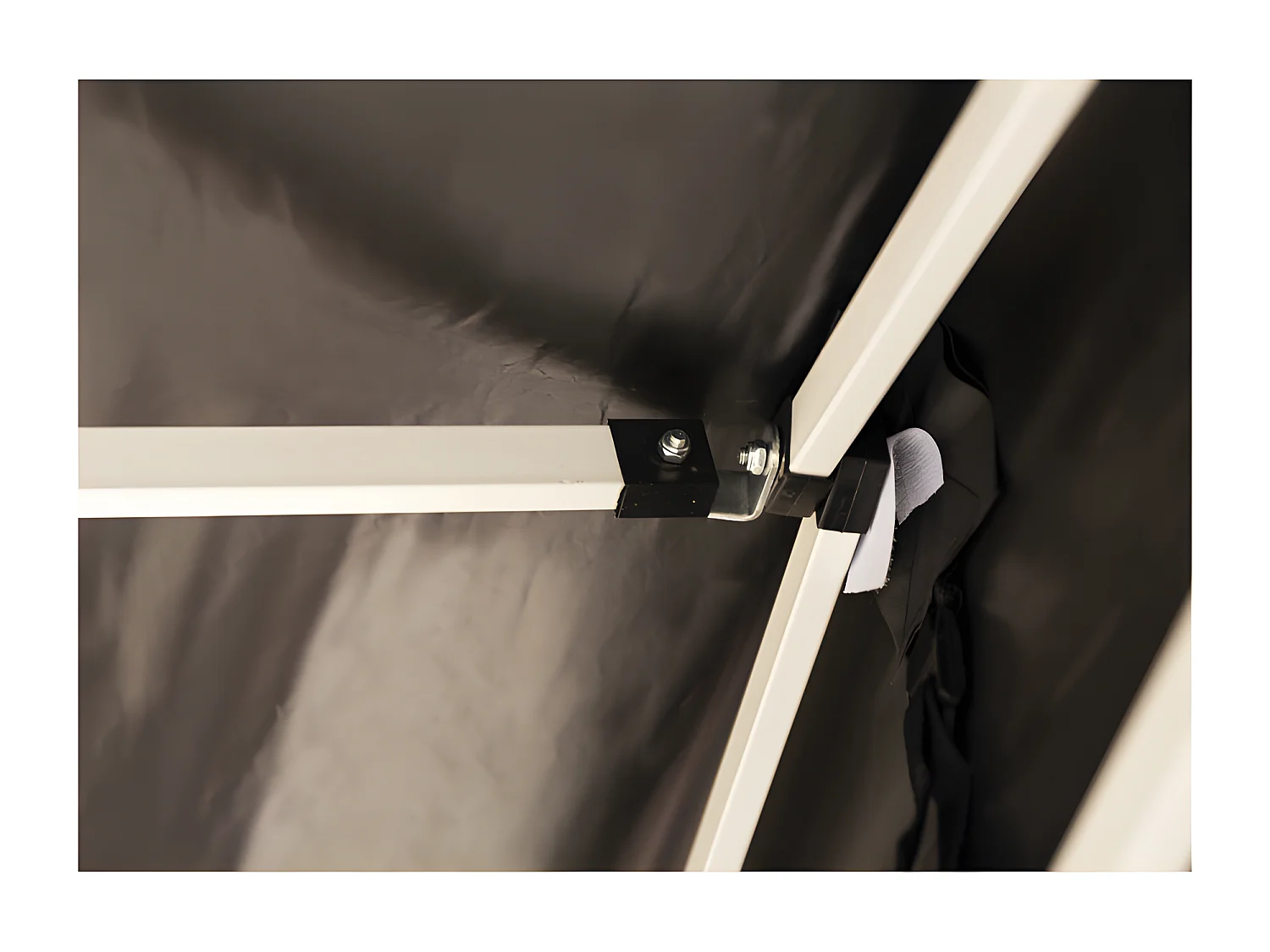 Carpa Plegable 2x2 Eco - Negro - Impermeable - Cenador ideal para Jardín, Playa, Terrazas - Disponible en varios colores