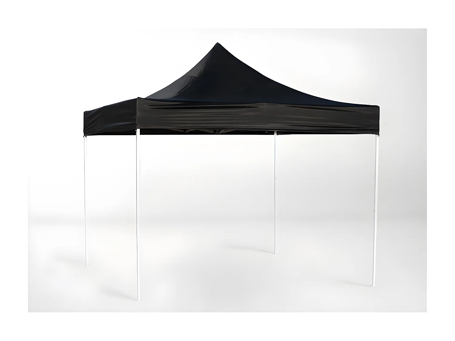 Carpa Plegable 2x2 Eco - Negro - Impermeable - Cenador ideal para Jardín, Playa, Terrazas - Disponible en varios colores