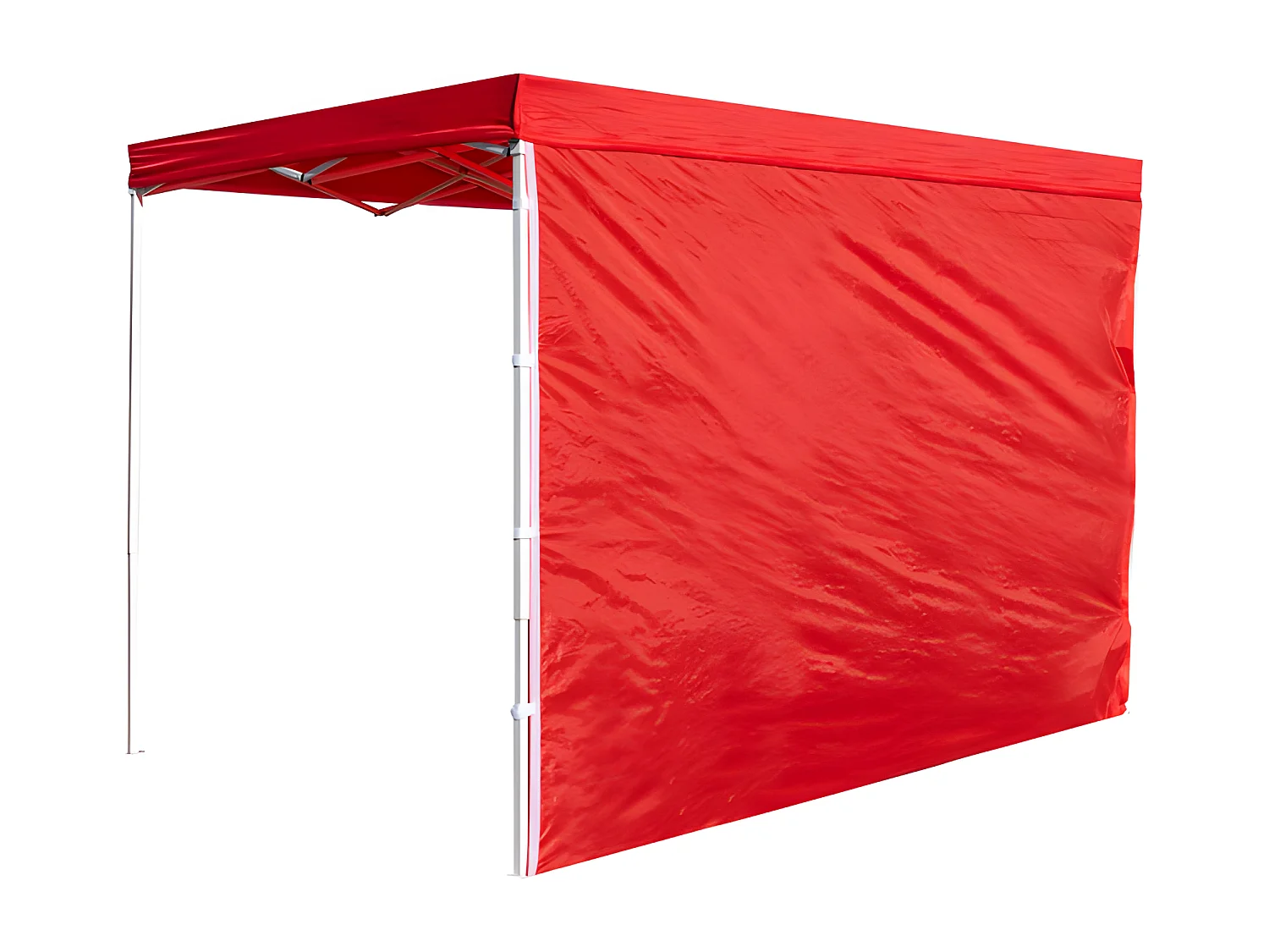 Laterales Individuales Carpas Plegables - Lateral Liso 6 Metros Eco - Rojo