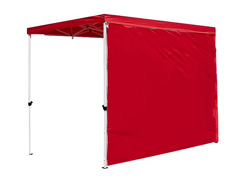 Laterales Individuales Carpas Plegables - Lateral Liso 3 Metros Master para Carpas 3x2 - Rojo