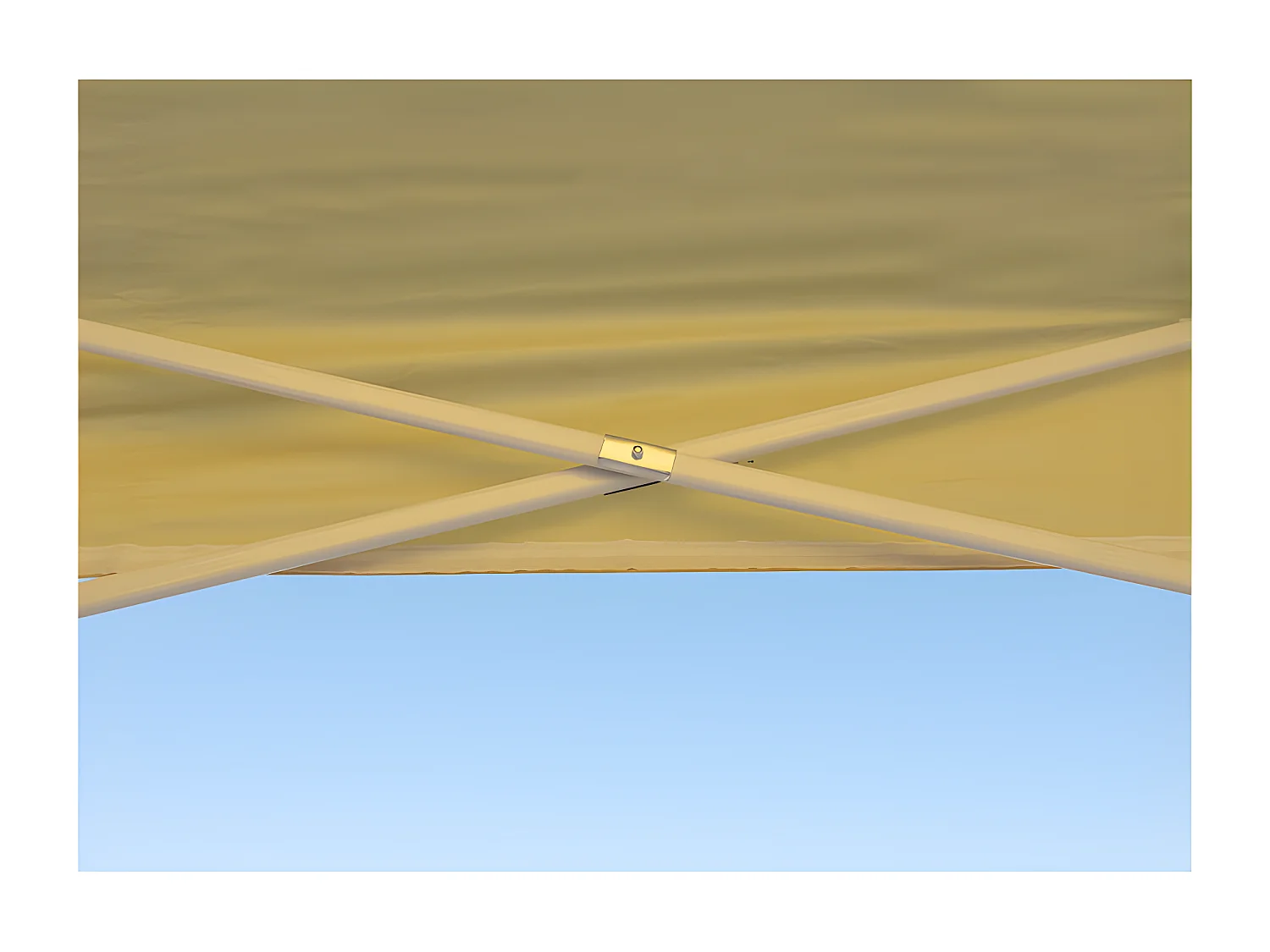 Carpa Plegable 3x2 Eco - Crema - Impermeable - Cenador ideal para Jardín, Playa, Terrazas - Disponible en varios colores