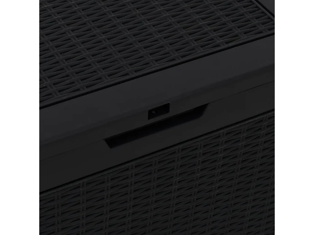 Gartenbox Schwarz 55,5x43x53 cm Polypropylen