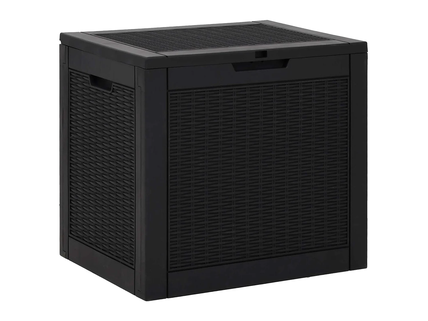 Contenitore Giardino Nero 55,5x43x53 cm Polipropilene