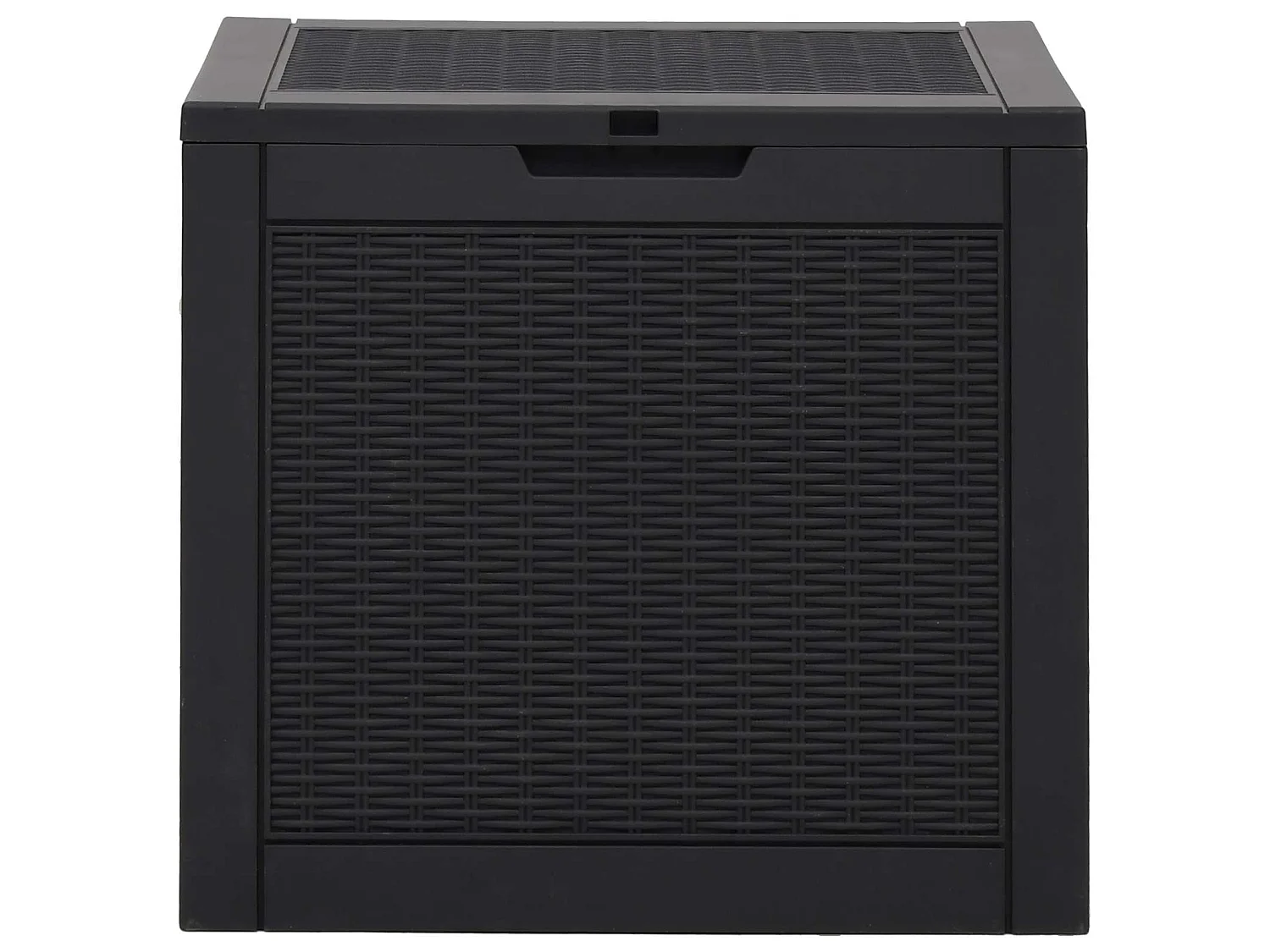Contenitore Giardino Nero 55,5x43x53 cm Polipropilene