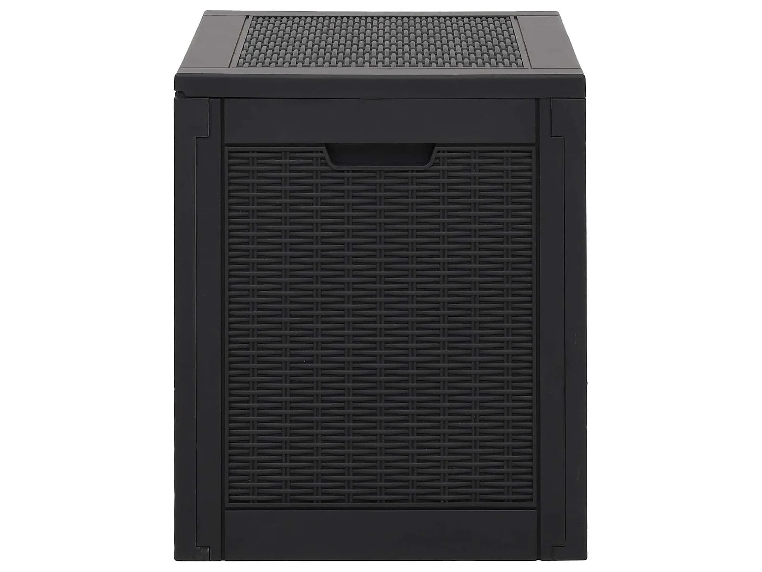 Contenitore Giardino Nero 55,5x43x53 cm Polipropilene