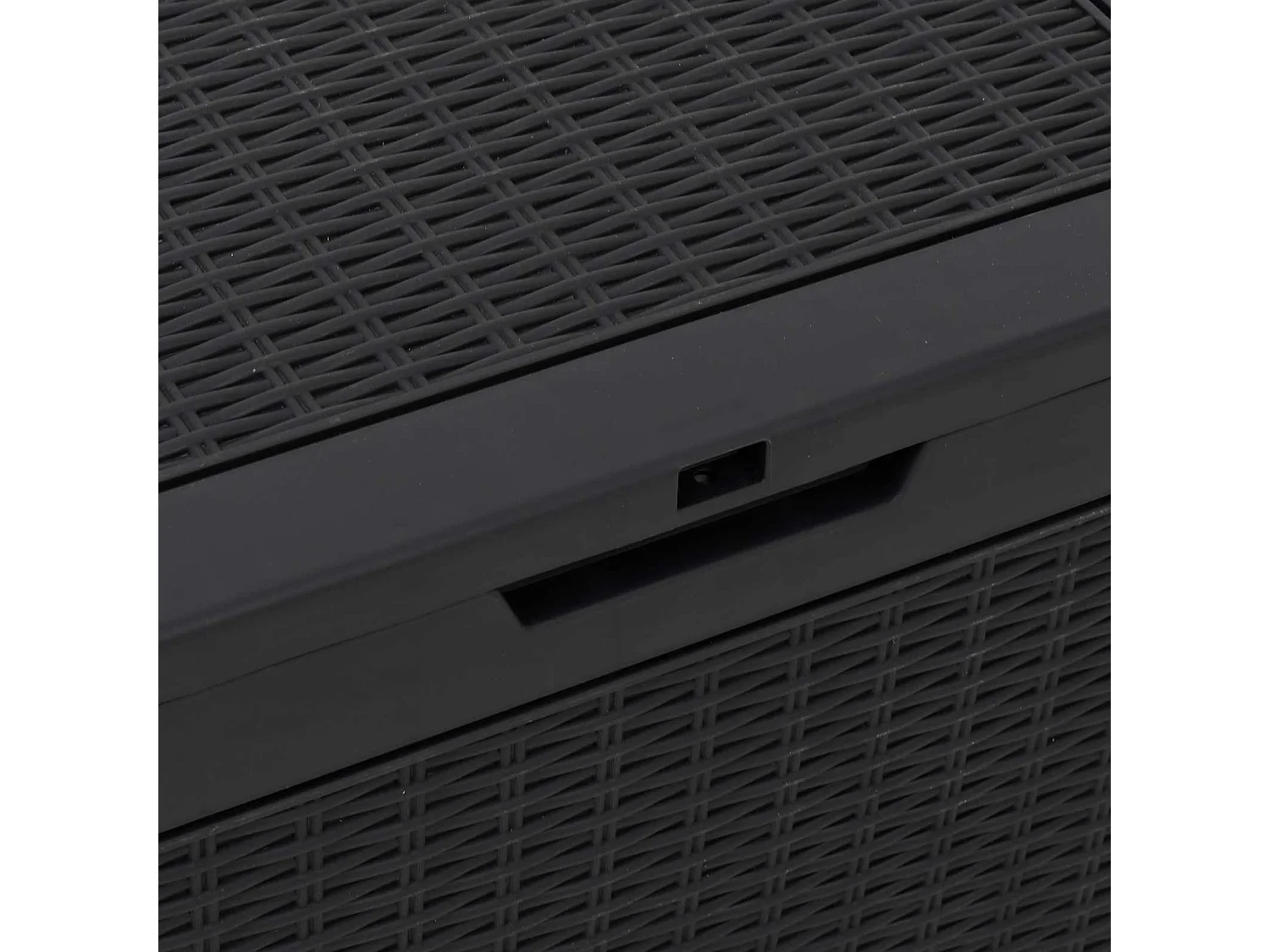 Contenitore Giardino Nero 55,5x43x53 cm Polipropilene