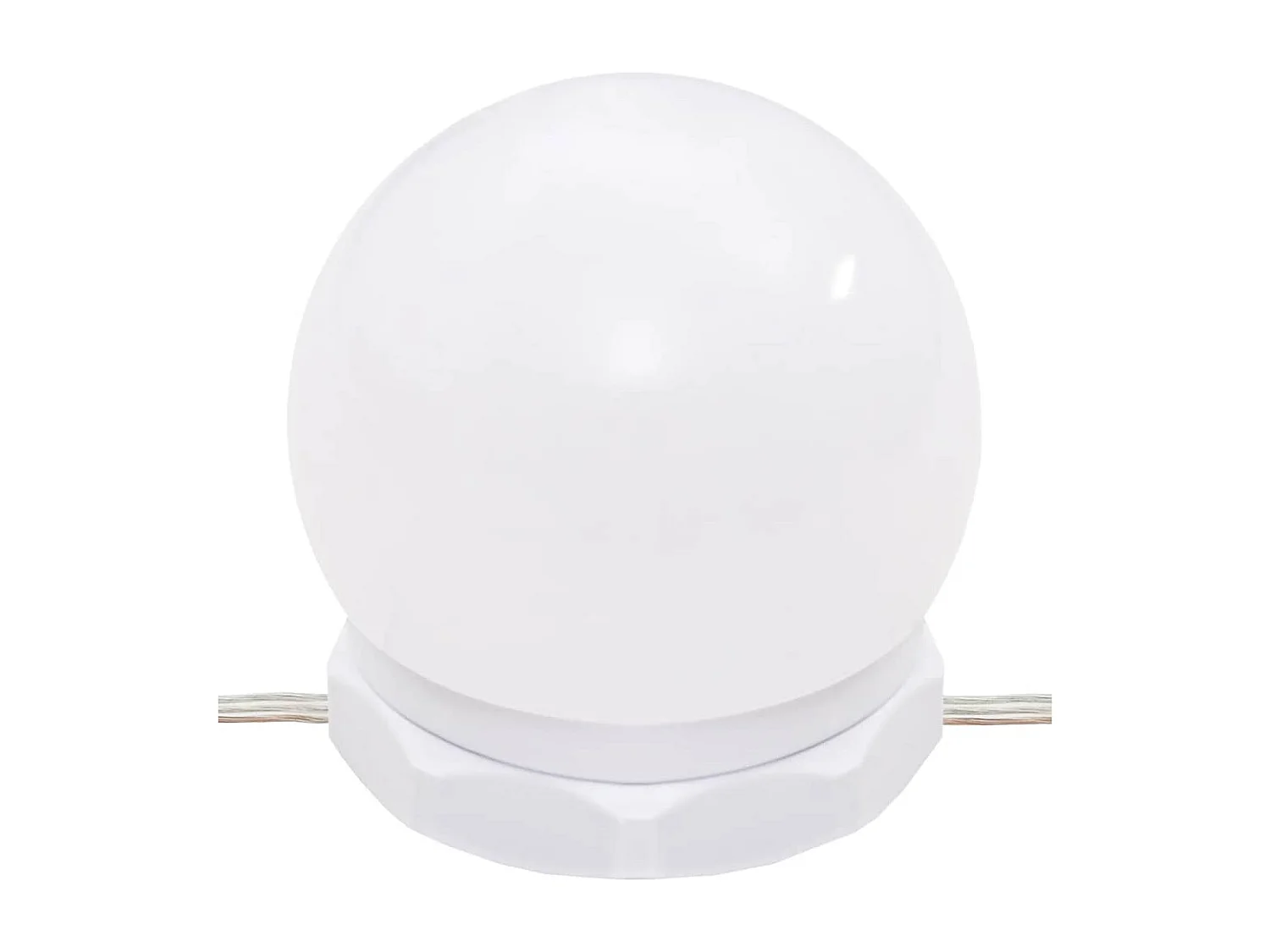 Toeletta con LED Bianca 86,5x35x136 cm