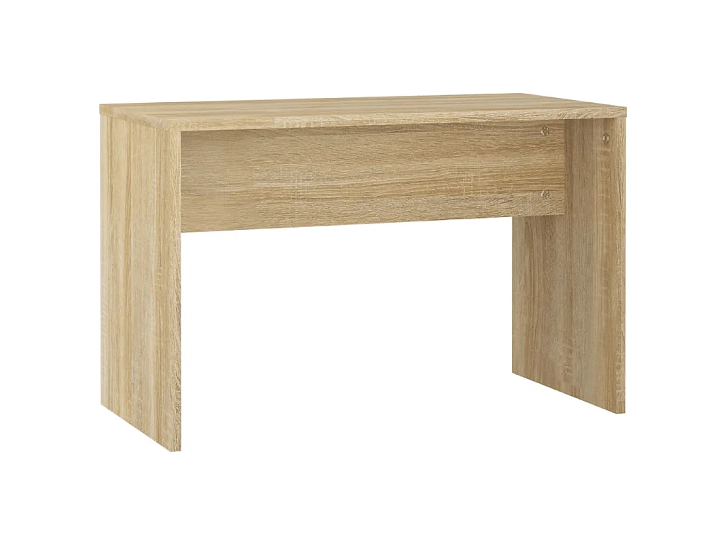 Juego de tocador con LED madera contrachapada roble Sonoma