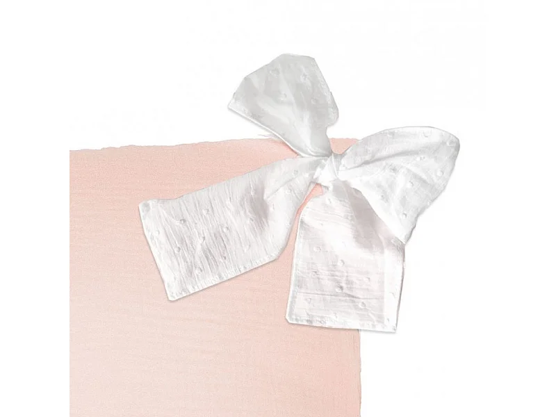 Housse de coussin en coton rose 40x40cm