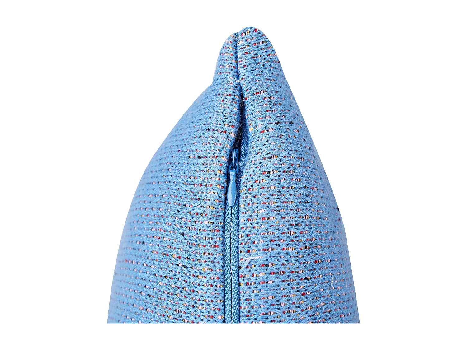 Dekokissen 2er Set Baumwolle blau 45x45 cm Tiermotiv Igel für Kinder Pashot