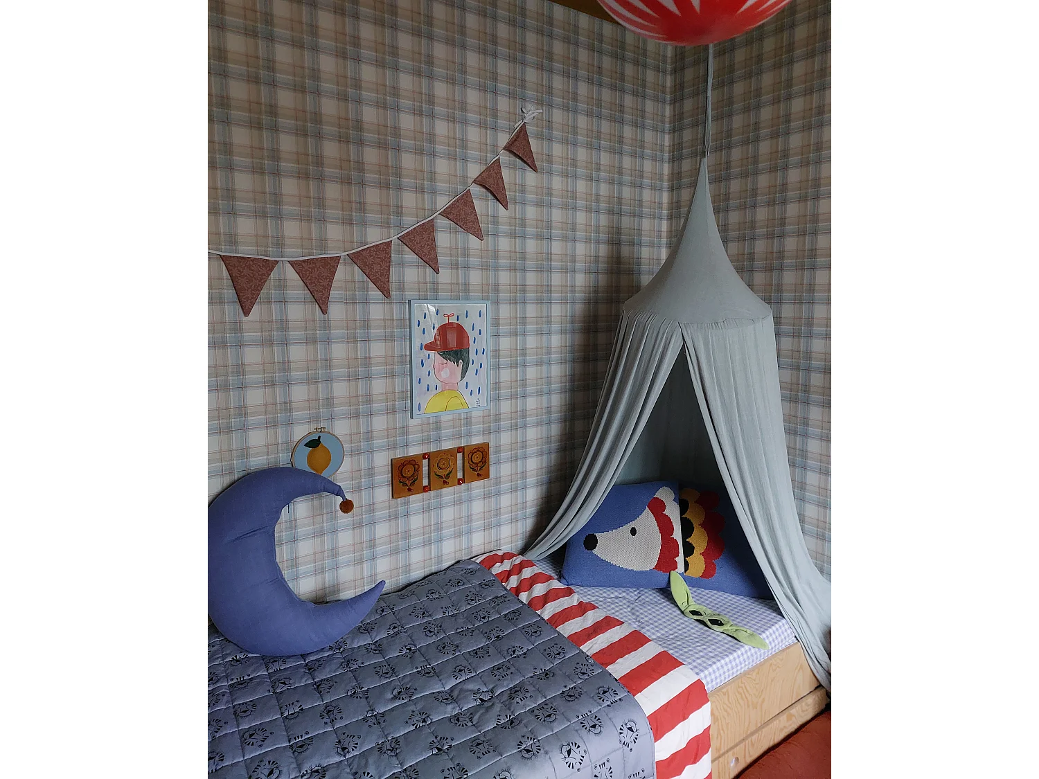 Sierkussen set van 2 katoen blauw 45 x 45 cm PASHOT