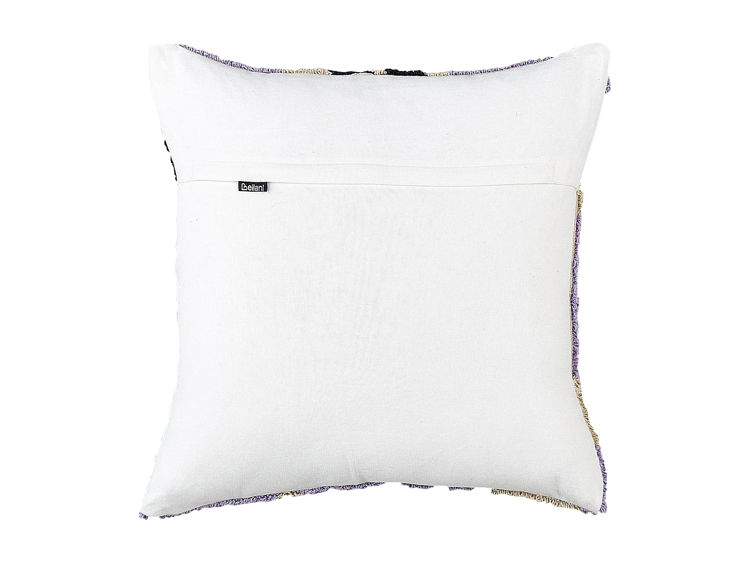 Conjunto de 2 almofadas decorativas com padrão floral em algodão roxo 45 x 45 cm SOAPWORT