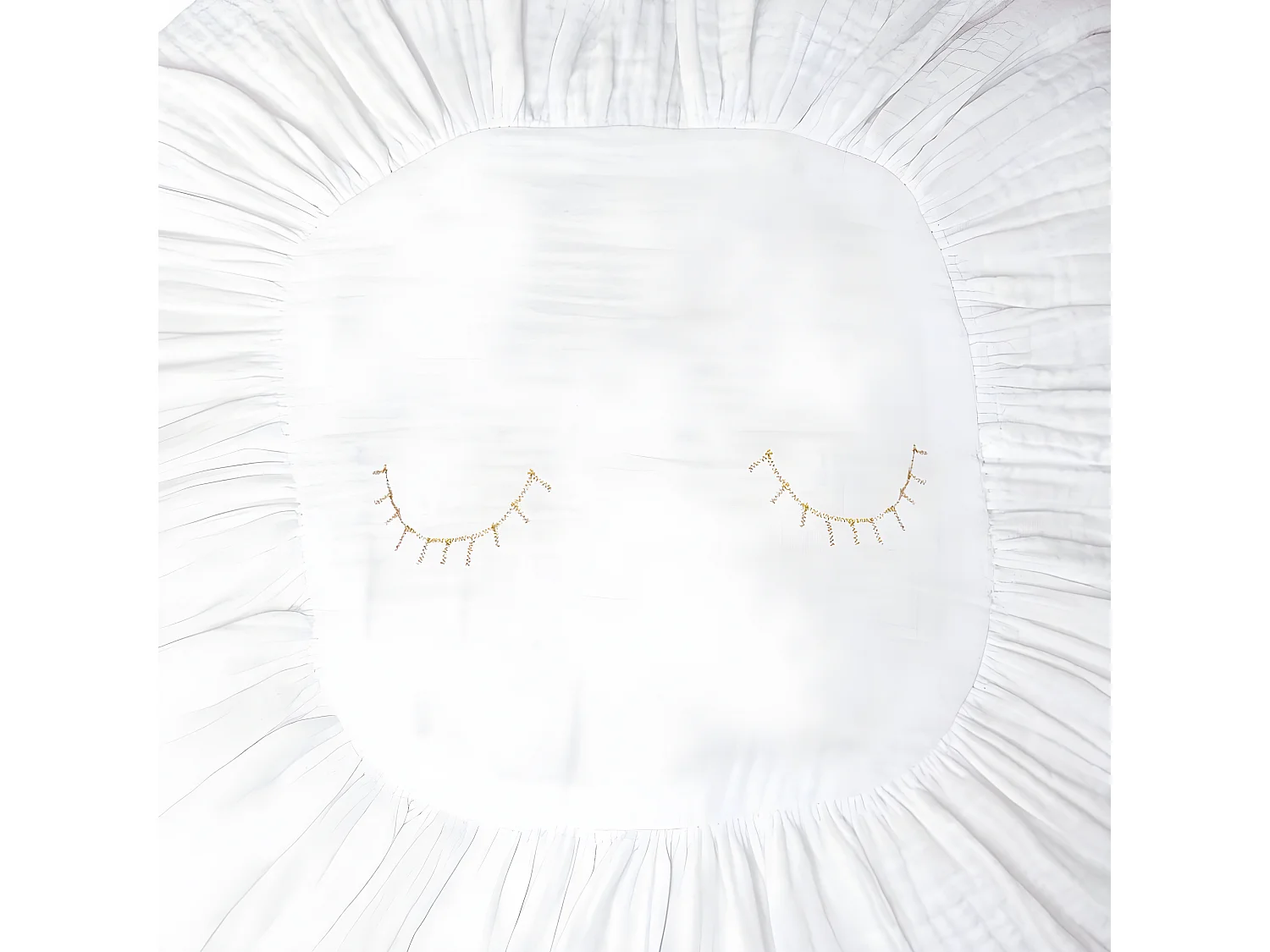 Kissen Baumwolle weiß 11x35x35cm