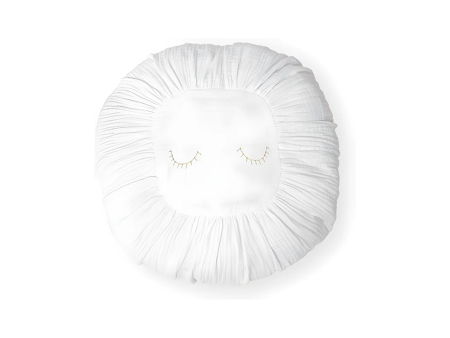 Coussin en coton blanc 11x35x35cm