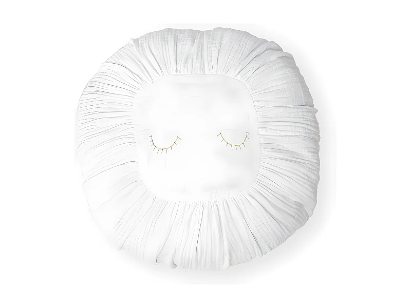 Cuscino cotone bianco 11x35x35cm