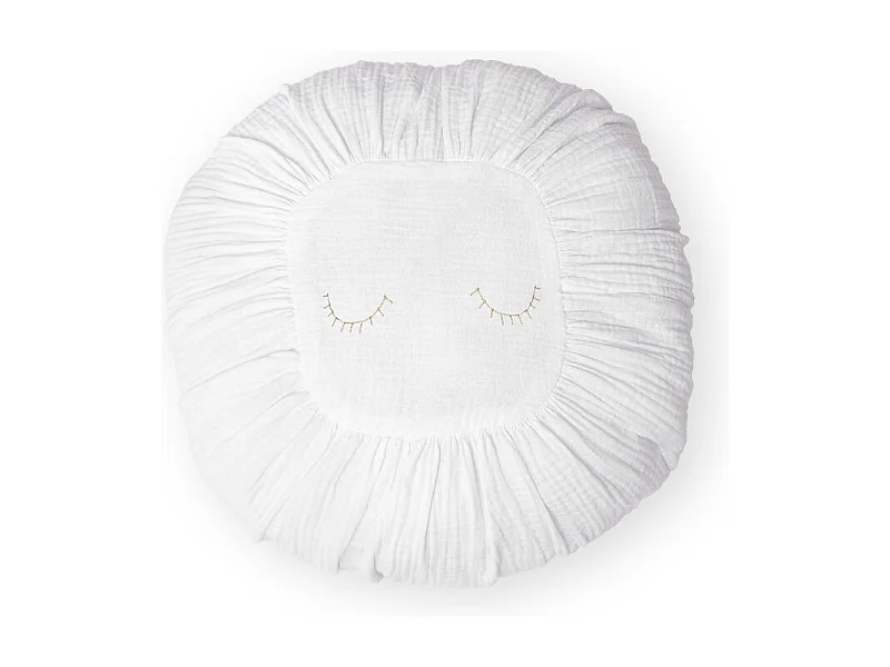 Kissen Baumwolle weiß 11x35x35cm