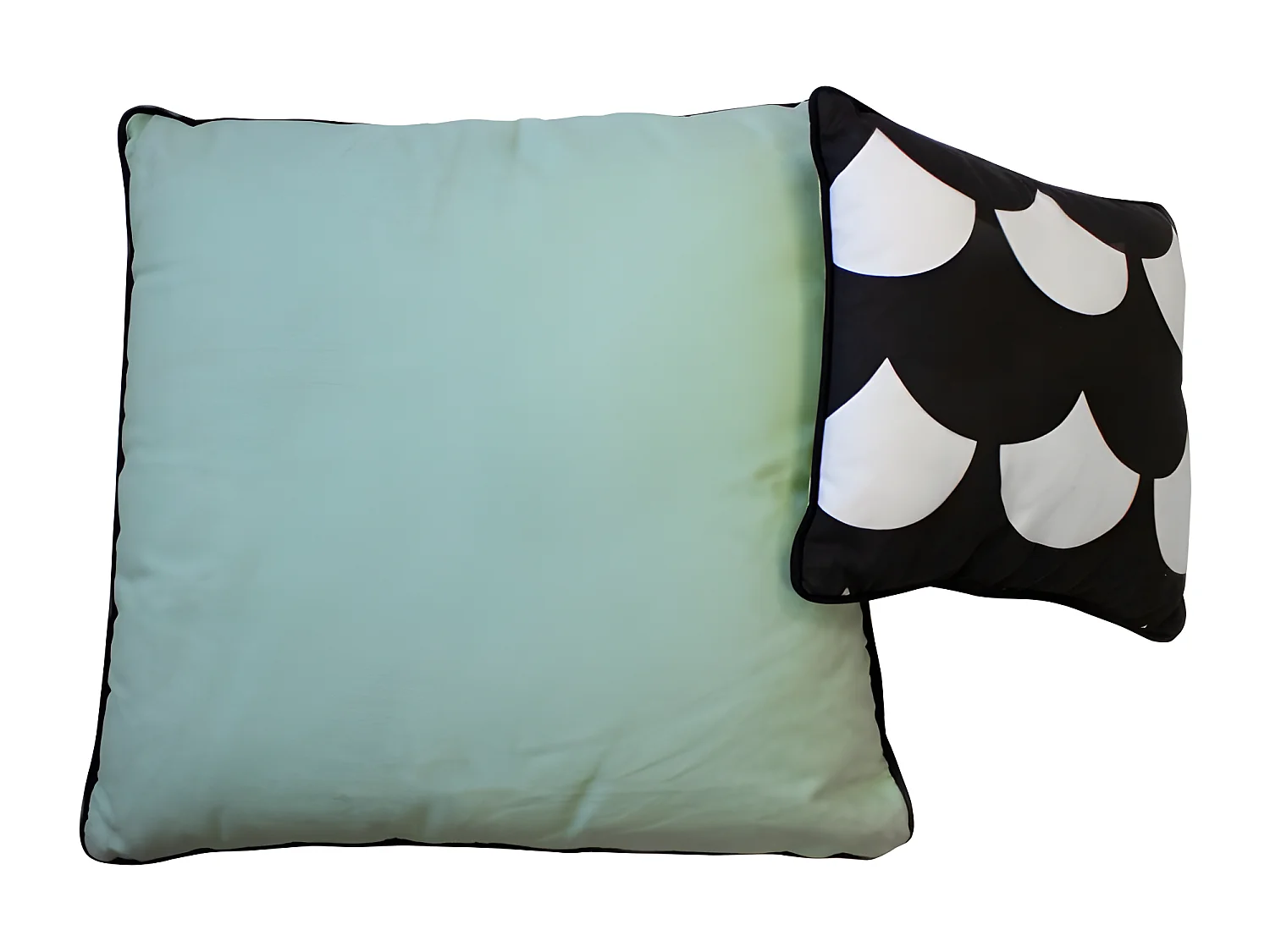 Coussins set de 2 coton multicolore 30x30/50x50cm