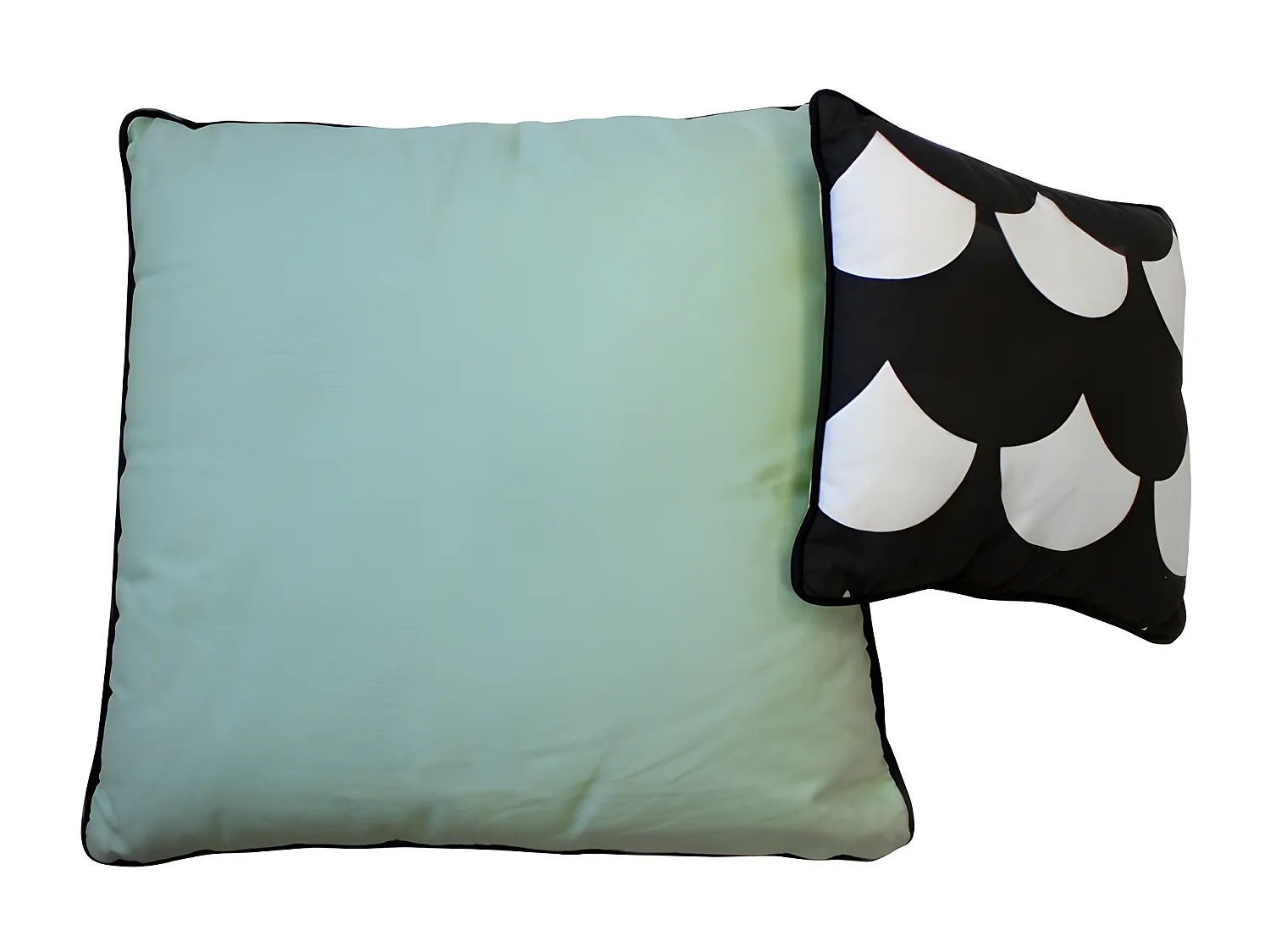 Coussins set de 2 coton multicolore 30x30/50x50cm