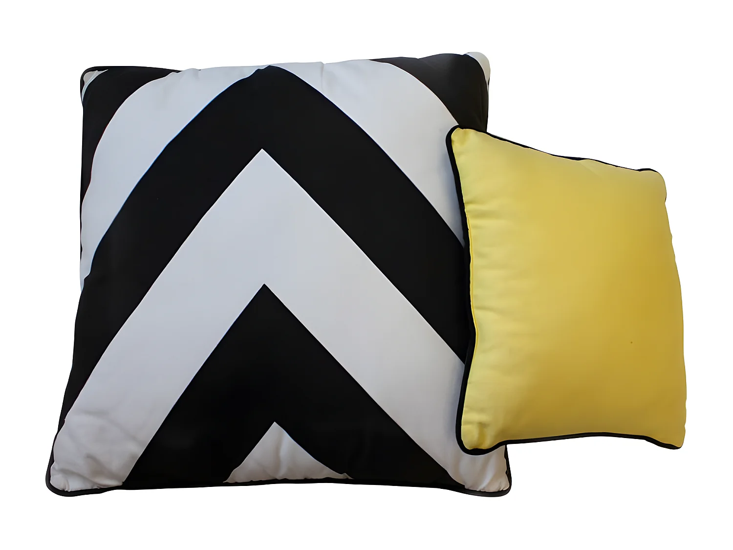 Almofadas set de 2 algodão multicolor 30x30/50x50cm