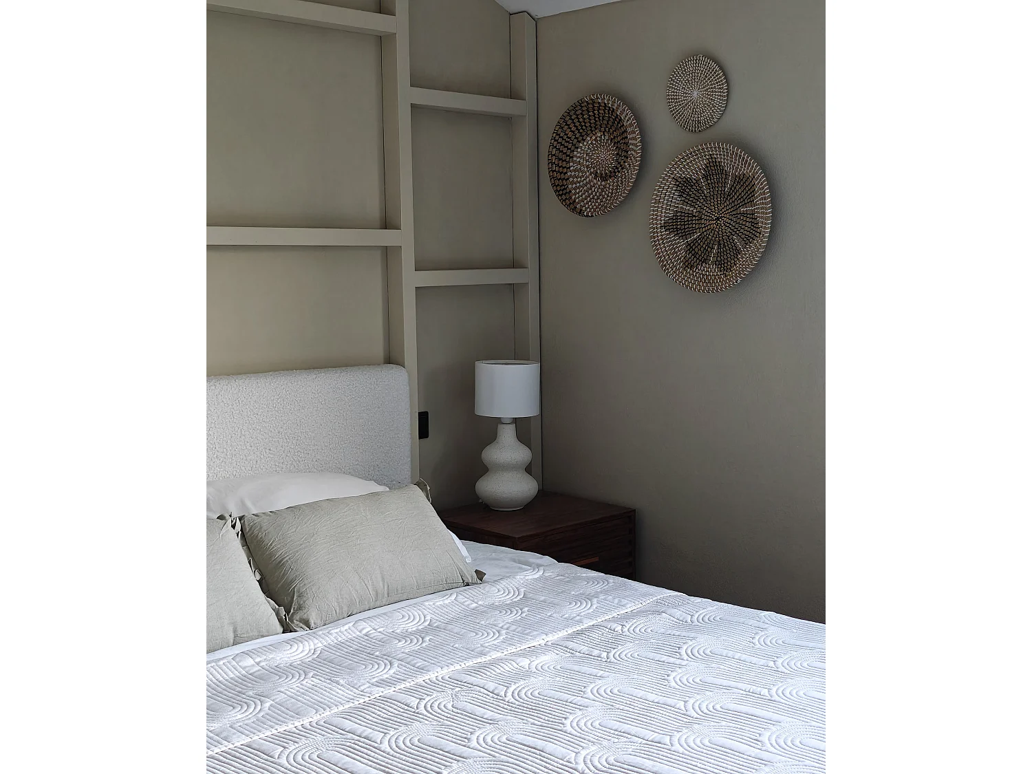 Lot de 2 coussins décoratifs SASSAFRAS Lin 30 x 45 cm Gris clair Unicolore
