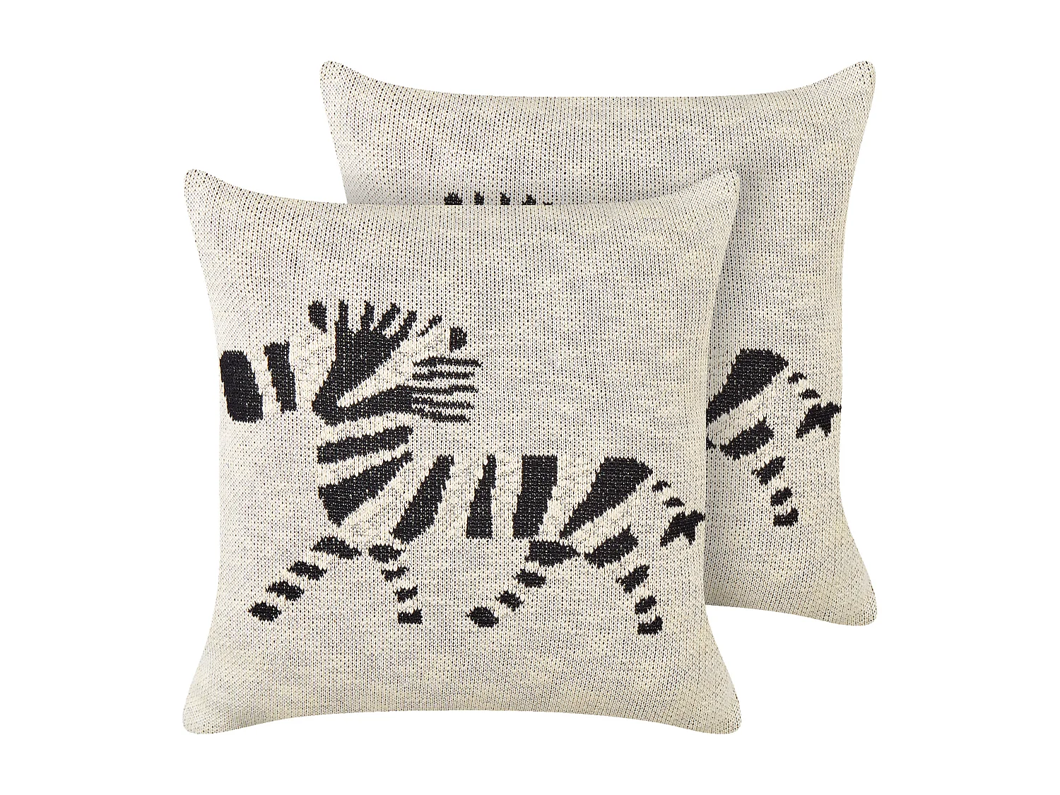 Sierkussen set van 2 katoen beige 45 x 45 cm JABORI