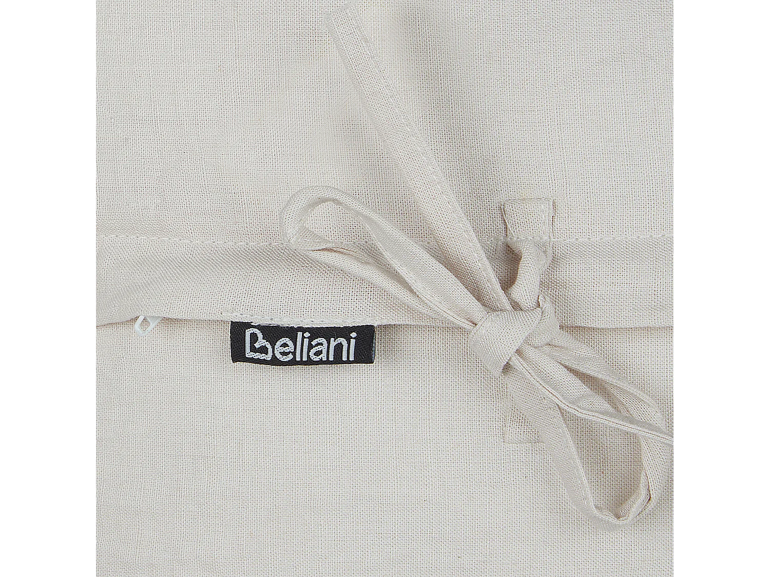 Set di 2 cuscini SASSAFRAS Lino 30 x 45 cm Bianco sporco Tinta unita