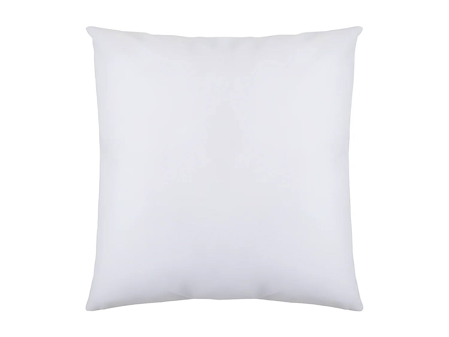 Enchimento de almofada quadrado em poliéster branco 60x60cm