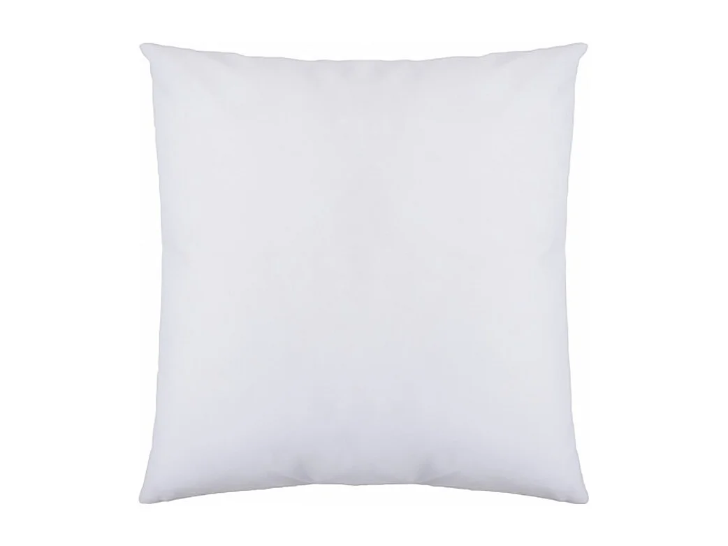 Enchimento de almofada quadrado em poliéster branco 60x60cm
