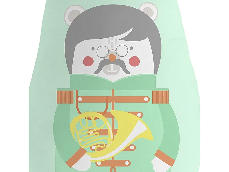 Cuscino cotone verde 30x40cm