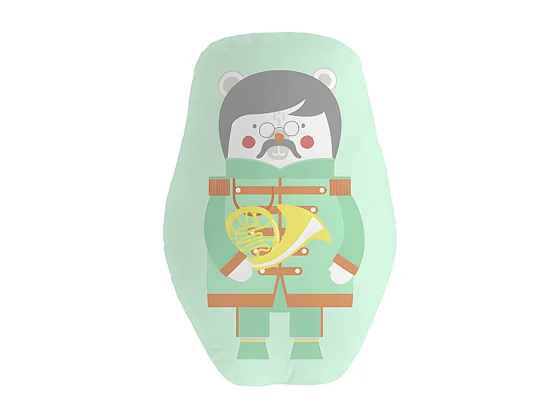 Kissen Baumwolle grün 30x40cm