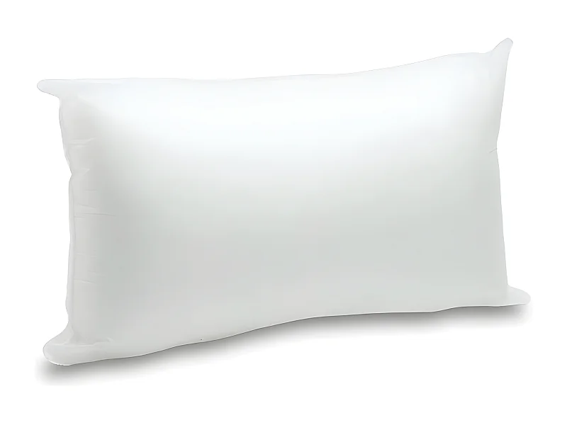 Enchimento de almofada retangular em poliéster branco 50x70cm