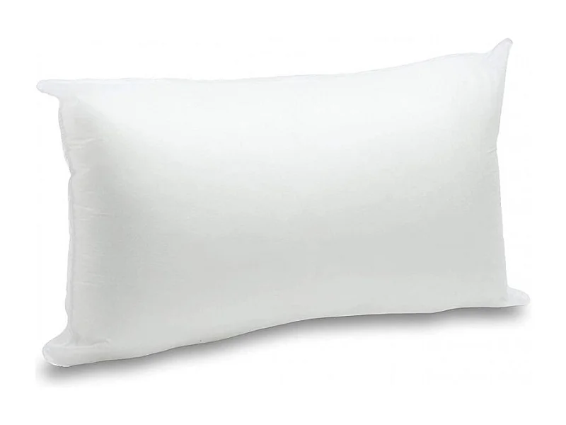Enchimento de almofada retangular em poliéster branco 50x70cm