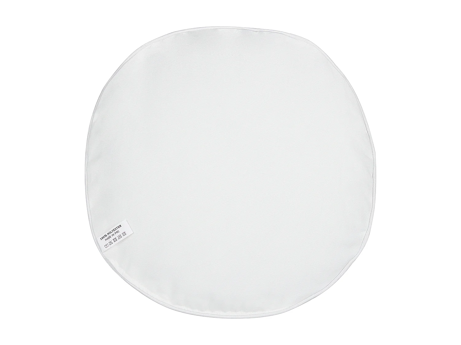 Lot de 2 coussins d'extérieur TORBORA Motif de plante 40 x 40 cm Blanc Bleu