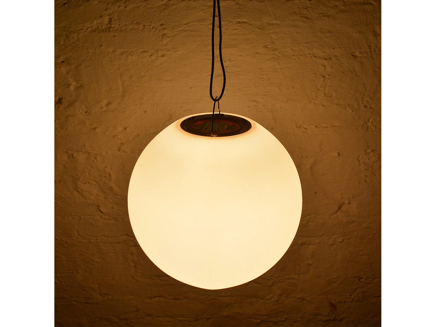 Boule LED 50cm – Sphère décorative lumineuse. Ø50cm. blanc chaud. commande à distance