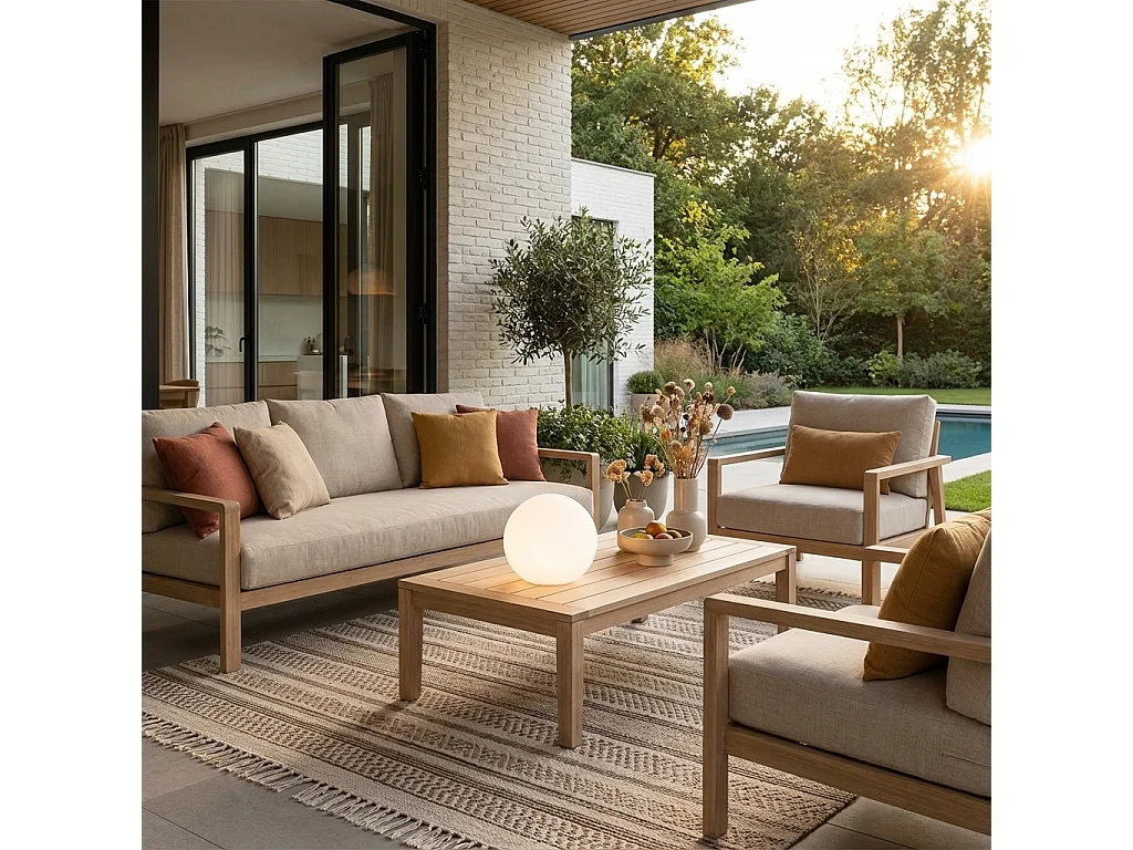 Bola luminosa led inalámbrica, interior/exterior, 16 colores