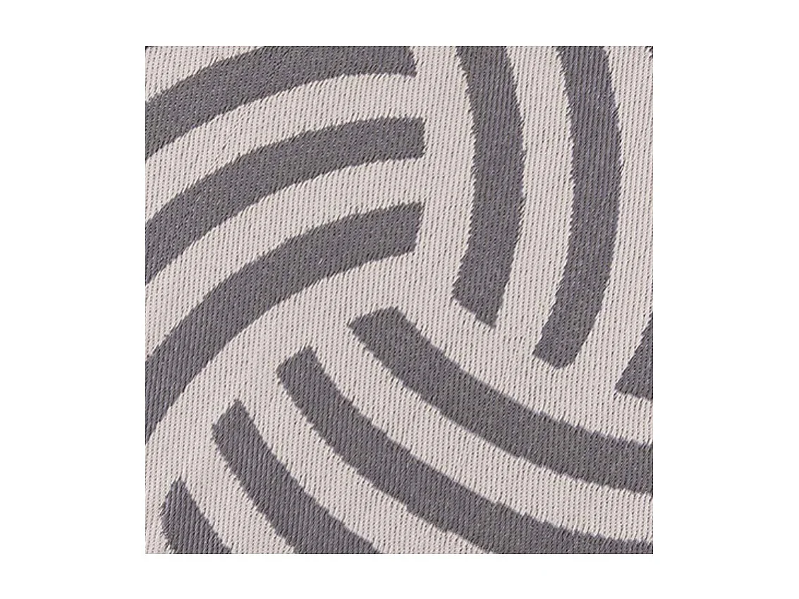 Tapis de jardin rond en polypropylène recyclé Noeud