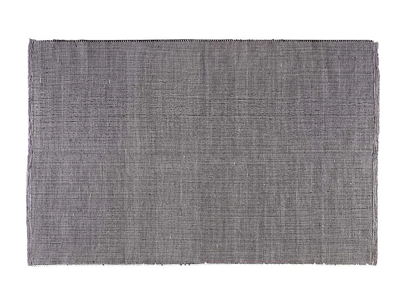 Tapis de jardin en plastique recyclé tissé 120 x 180 cm Gris