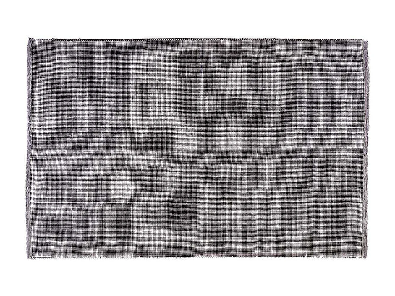 Tapis de jardin en plastique recyclé tissé 120 x 180 cm Gris