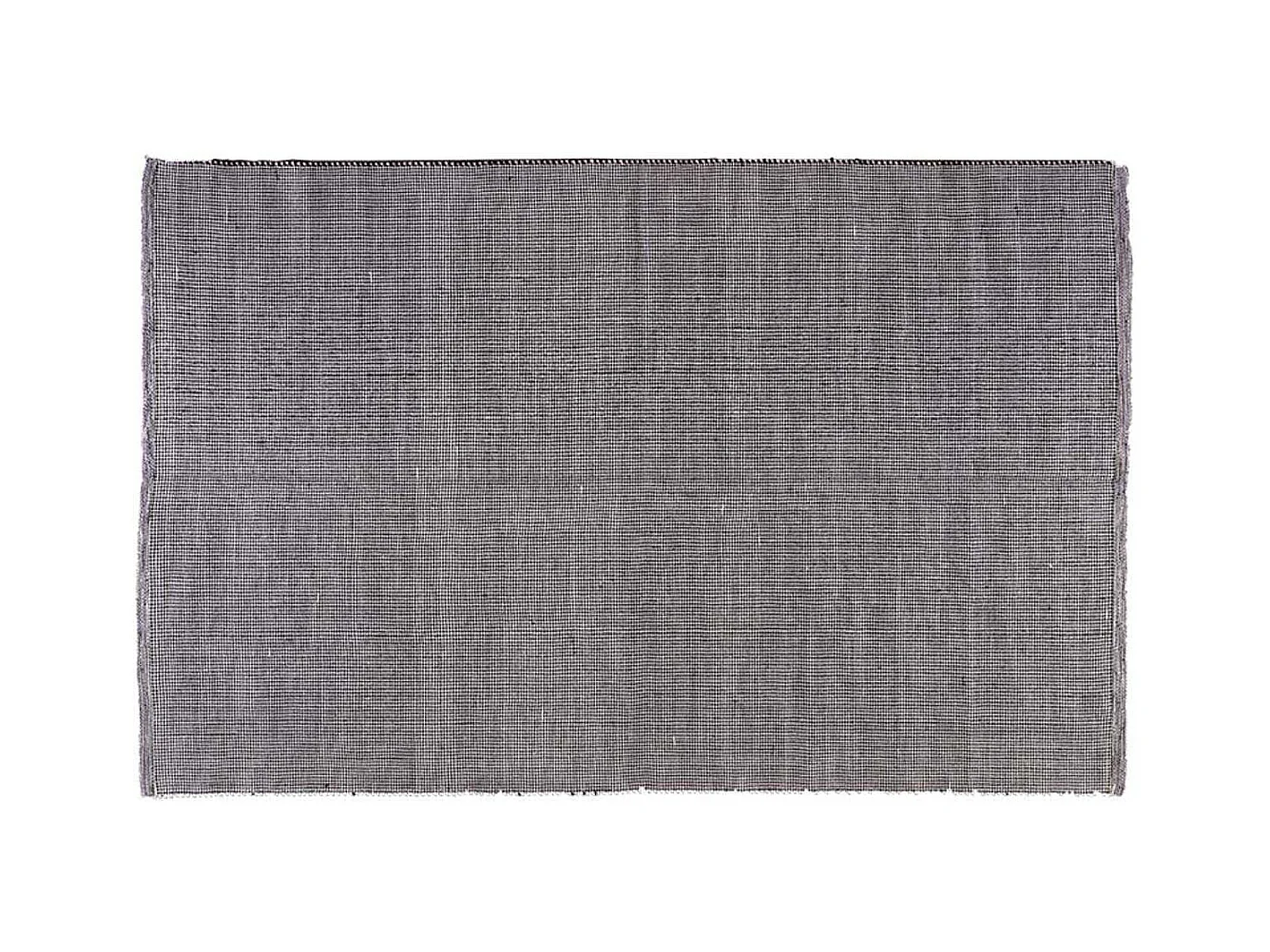 Tapis de jardin en plastique recyclé tissé 120 x 180 cm Gris