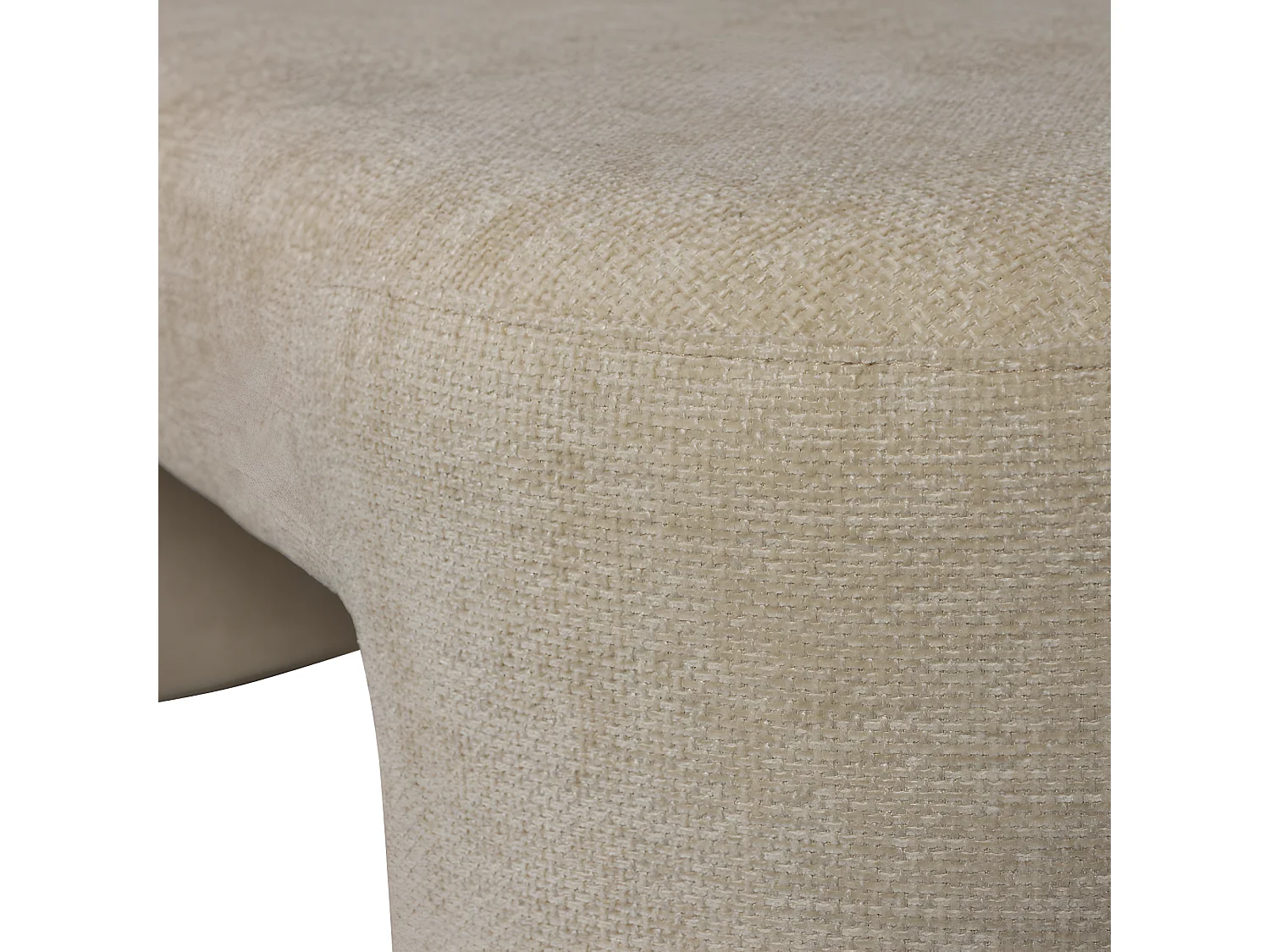 Jacob - Banc en tissu L130cm - Beige