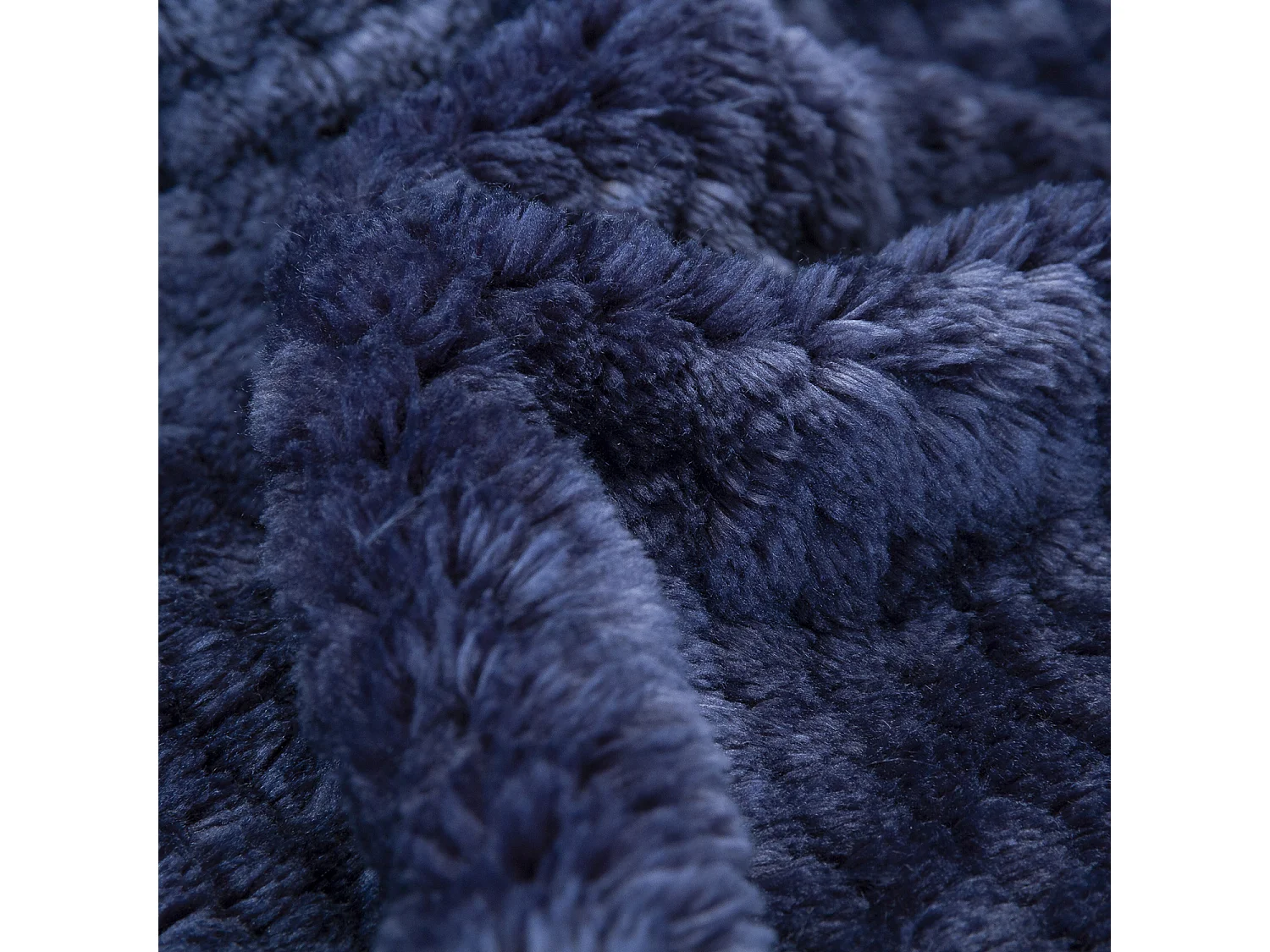 Couverture de canapé en velours écossais extra douce et respirante Bleu