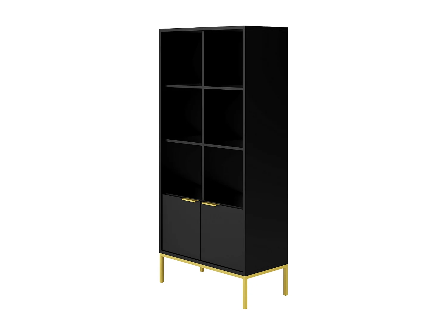 Librería moderna Kristina 80 cm.-Color Negro